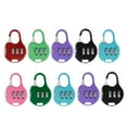 thumbnail image 1 of NUOLUX 10pcs Colorful Password Padlock Security Combination Lock Coded Lock Metal Padlock, 1 of 5