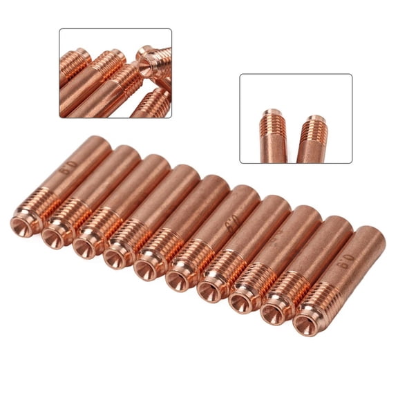 10pcs Contact Tips For Miller M10 M15 M25 M40 M100 For Hobart H9 H10 MIG Welding Torches 0.035 Inches/0.9mm Contact Head Parts