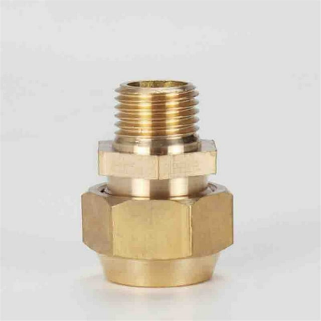 10pcs Copper Flaring Directly Connect 1/8" 1/4" 3/8" 1/4" Male Thread