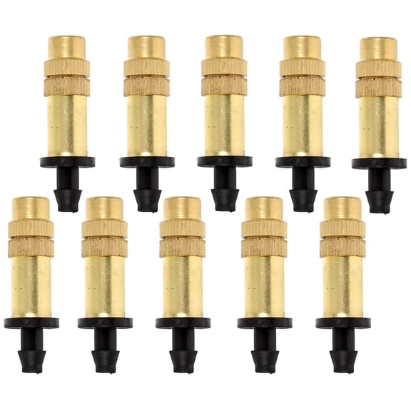 10pcs Copper Mister Nozzle Atomizing Nozzle Cooling System Irrigation Nozzle