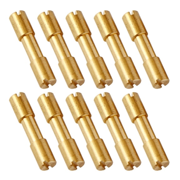 10pcs Corby Brass Knife Handle Pin Rivets Knife Handles Fastening Screws Bolt