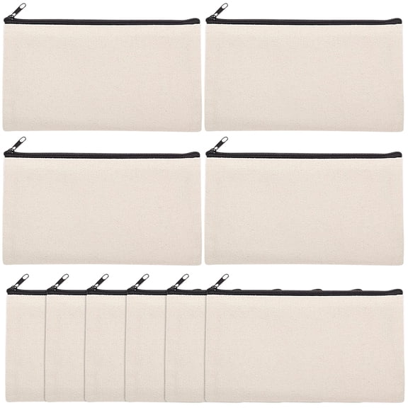 Milisten Pencil Case Bulk Diy Craft Bag Beige 10pcs
