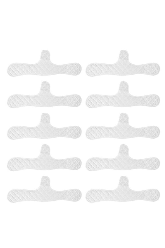 10pcs Cotton Bra Liners, Bra Liner Sweating, Cotton Sweat Liner Under Bra Pad Breast Washable, Breast Sweat Absorber Pads for Woman