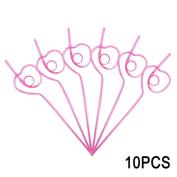 10pcs Crazy Straws for Kids Silly Straws for Kids Plastic Straws Reusable Drinking Straws Reusable Plastic Straws Plastic Reusable Straws for Kids Reusable Straws Hard Plastic Straws Party Straws