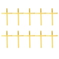 10pcs Cross Cake Decorations Acrylic Cross Cupcake Toppers Holy