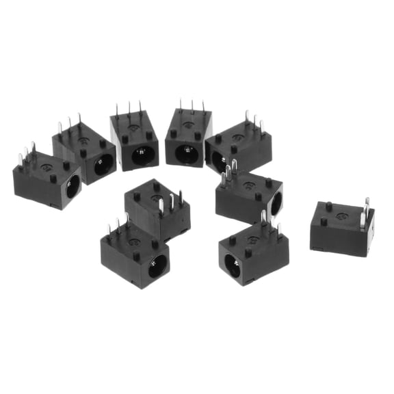 10pcs DC-003 3.5x1.3mm for Power Socket Connector 3-Pin Panel Mount Plug