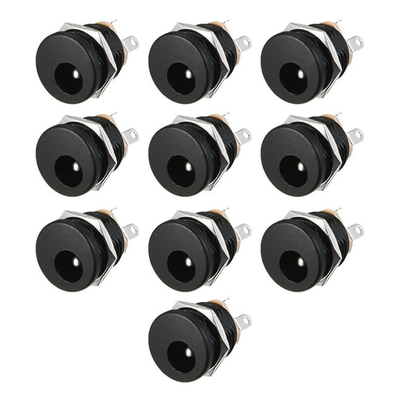 10pcs DC-022 5.5mmx2.1mm DC Power Jack Socket 3 Pin Female Connector
