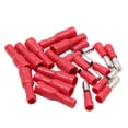 thumbnail image 1 of 10pcs DC 12V Red Female Male Insulated Connectors Electrical Wire Terminal, 1 of 4