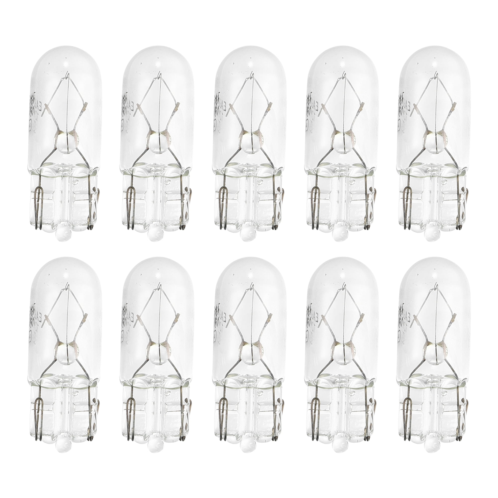 10pcs DC 12V T10 W5W LED Dashboard Lights White for Car Internal