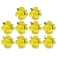 thumbnail image 1 of 10pcs DC 12V T5 B8.4D LED Lights Dashboard Light Yellow for Car Internal, 1 of 6