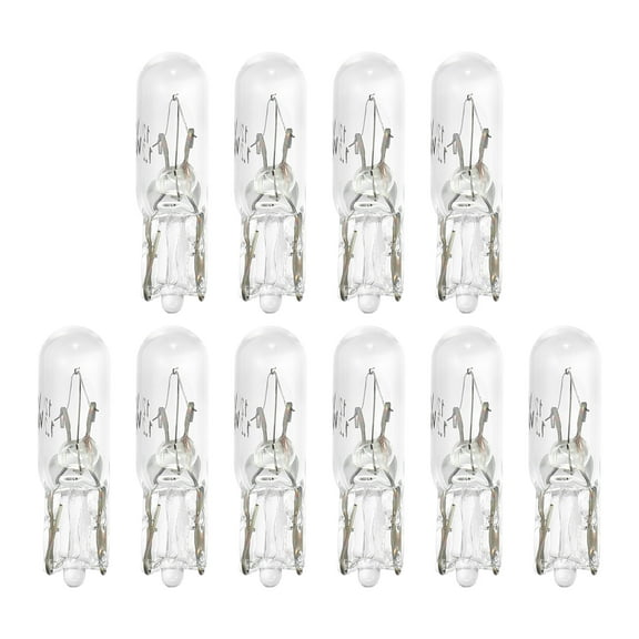 10pcs DC 12V T5 W1.2W LED Lights Dashboard Light White for Car Internal