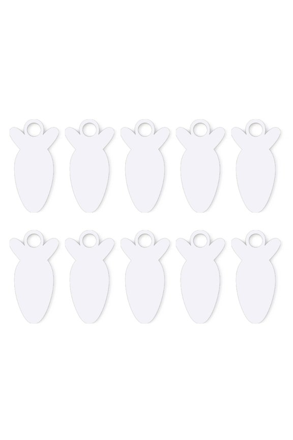 10pcs DIY Blank Sublimations Cup Name Plate for 40oz Cup Personalized Heat