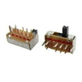 thumbnail image 1 of 10pcs DP3T 2P3T 3 Position  Horizontal Slide Switch 8 Pin PCB SK23D07-VG4, 1 of 1