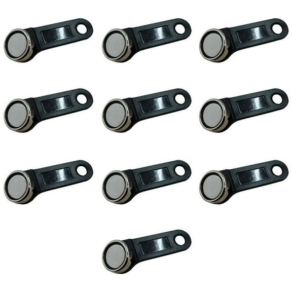 10pcs DS1990A-F5 TM Card iButton Tag with wall-mounted Black 5672