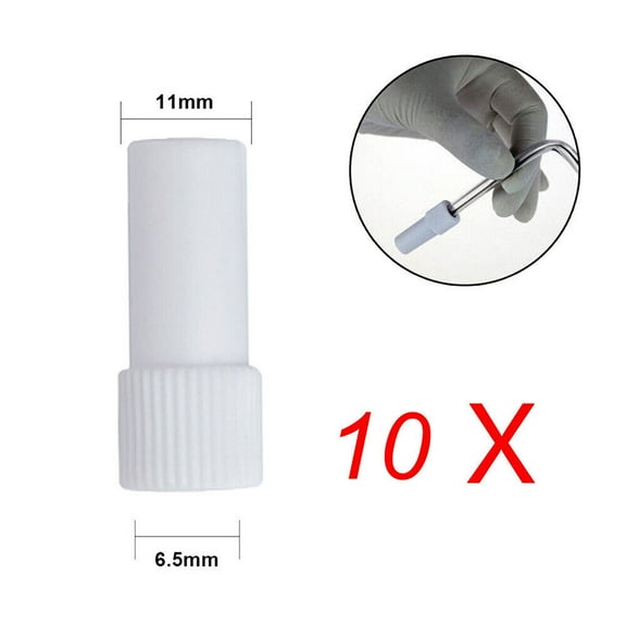 10pcs Dental Suction Tube Convertor Saliva Ejector Suction Adaptor Autoclavable135℃