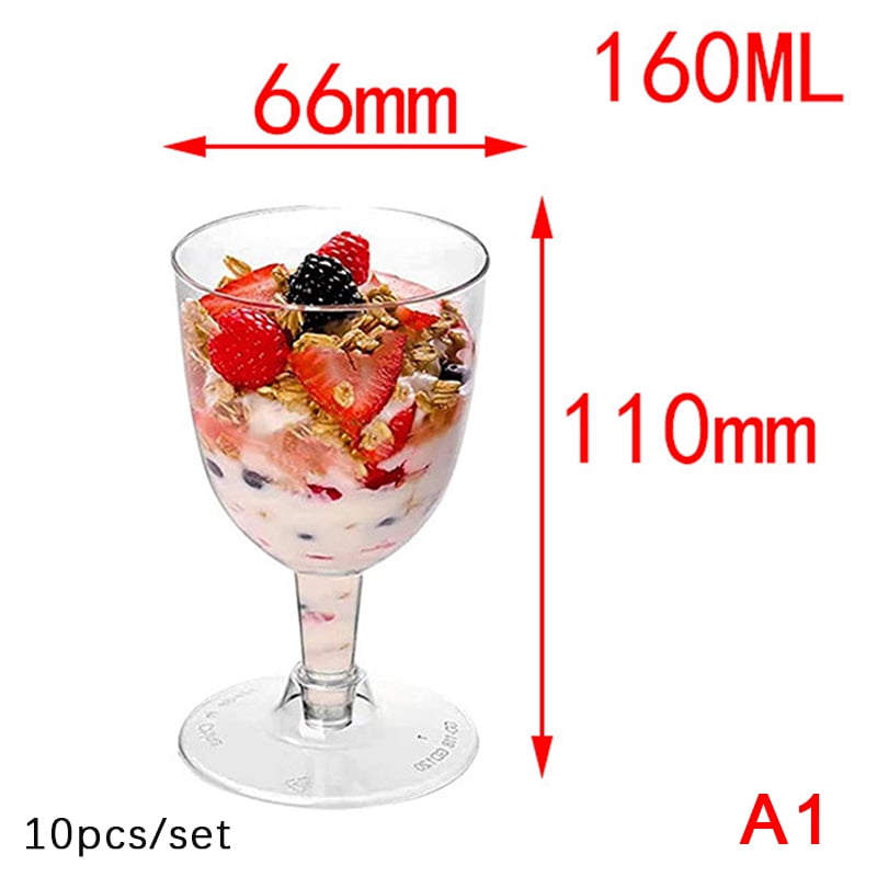 Plastic glas transparant 60 ml (180 stuks