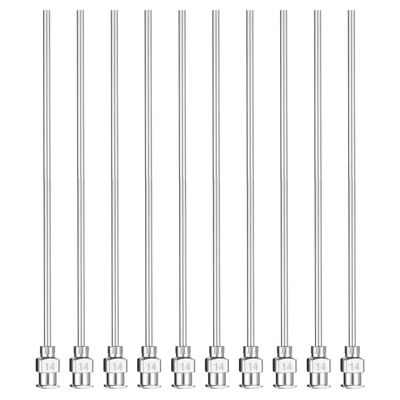 Creative Hobbies 50-Piece Blunt Tip Dispenser Needles - 19 Gauge 0.5 Inch Stainless Steel Precision Applicators