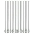 thumbnail image 1 of 10pcs Dispensing Needles 8 Gauge 4 Inch Stainless Steel Blunt Tip Luer Connector for Refilling Glue Oil Thick Liquids Ink Lab Use, Silver, 1 of 6