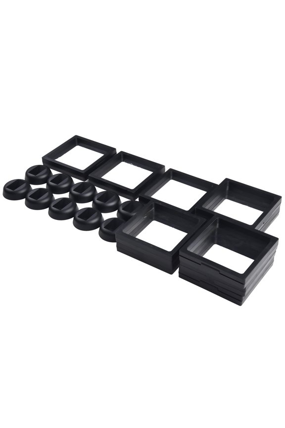10pcs Display Box 3D Floating Frame Holder Stand Box For Jewelry Ring Coin Display Case Gem Necklace Display Box Holder 11x11cm