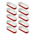 thumbnail image 1 of 10pcs Disposable Aluminum Foil Containers with Lids, Baking Tin Boxes for Food Storage, Takeout, Meal Prep,Catering, Party Serving and Oven Cooking(Style C), 1 of 1