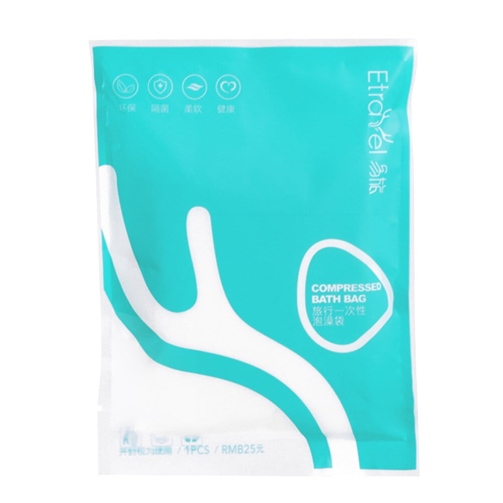 10pcs Disposable Bath Bag Useful Plastic Bathtub Liner Convenient Bath Bag for Hotel Household