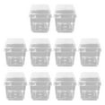 thumbnail image 1 of 10pcs Disposable Dessert Cups Clear Plastic Mousse Cup for Pudding Appetizer, 1 of 9