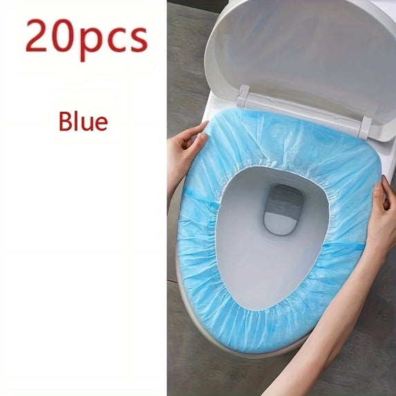 10pcs Disposable Toilet Seat Covers Portable Travel Business Toilet Mat Kids Potty Cover Travel Essential Accessories For Airplane Camping Bathroom Accessories Bathroom Supplies Teenager Gift