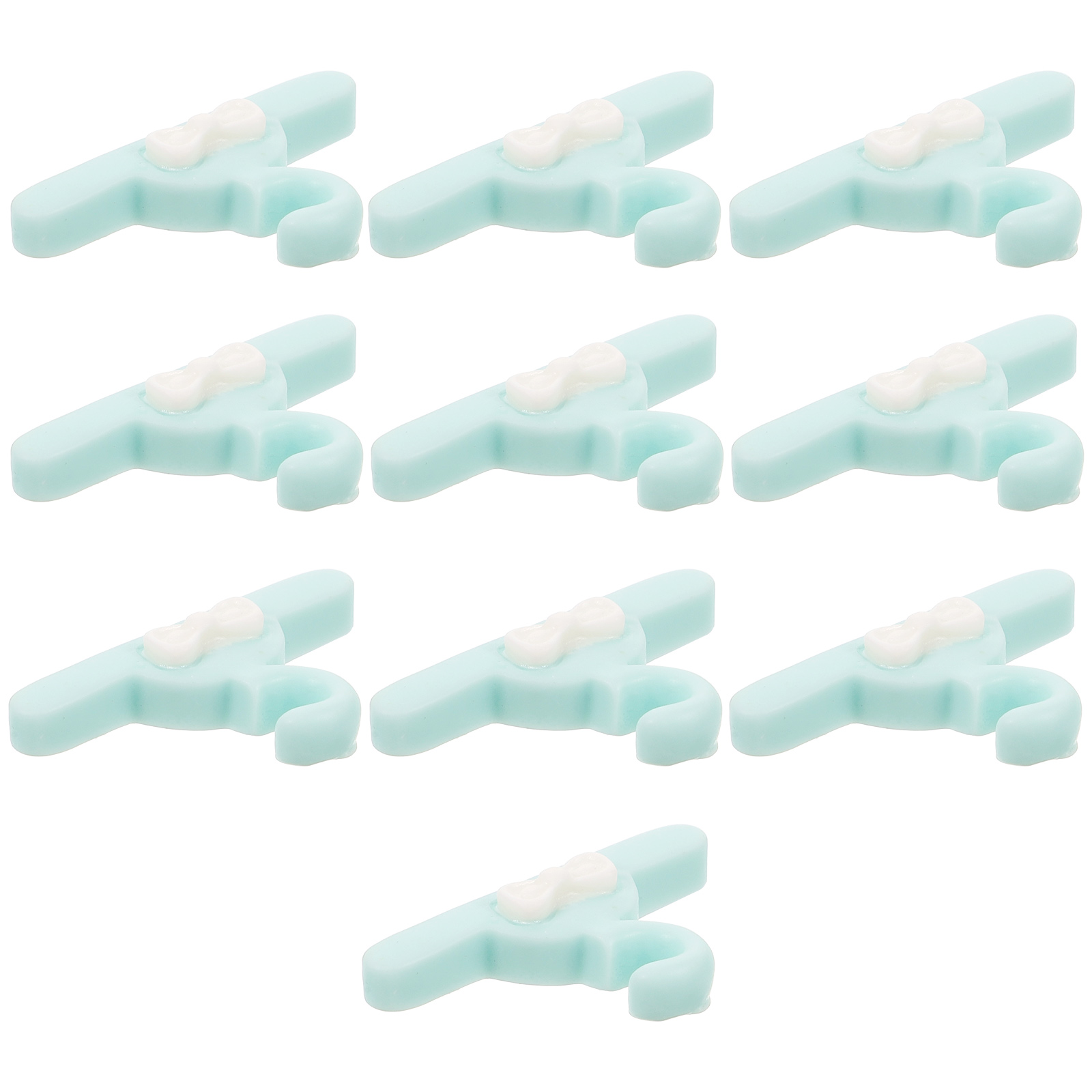 10pcs Doll Hangers Doll Coats Hangers Doll Clothes Hanger Small Iron