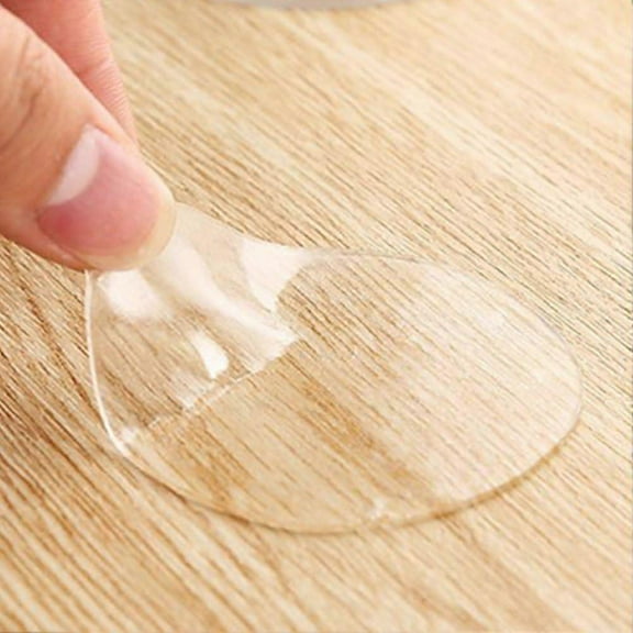 10pcs Double Sided Wall Stickers, Round Silicone Gel Transparent Waterproof Adhesive Suction Cup Stick Anywhere. free size transparent7.5cm