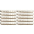 10pcs Double Tooth Comb Detangling Prevent Static Lightweight Wide Fine