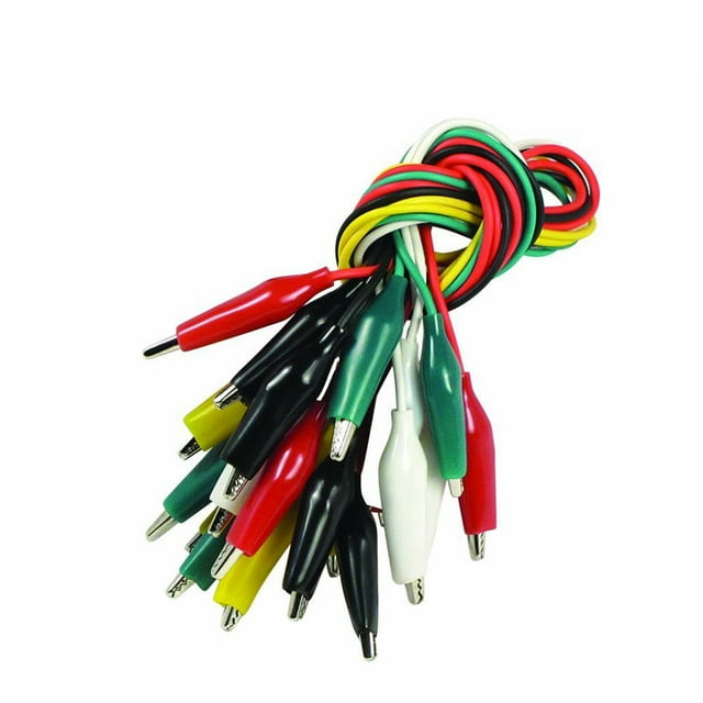 10pcs Doubleended Alligator Clips Wire Crocodile Clips Cable