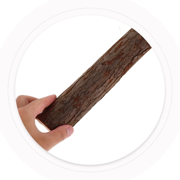 DEEPCRAFF 10Pcs Decorative Firewood for Fireplace Rustic Dried Wood Sticks Brown Faux Logs for Indoor and Outdoor Decor