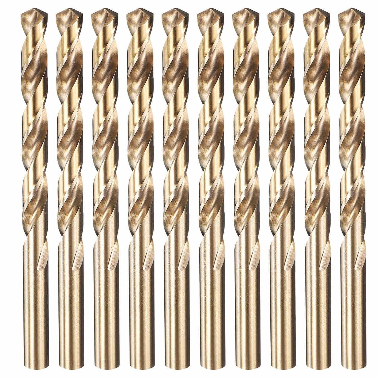10pcs Drill Bit 8.5mm Diameter M35 5% Cobalt HSS for Metal - Walmart.com
