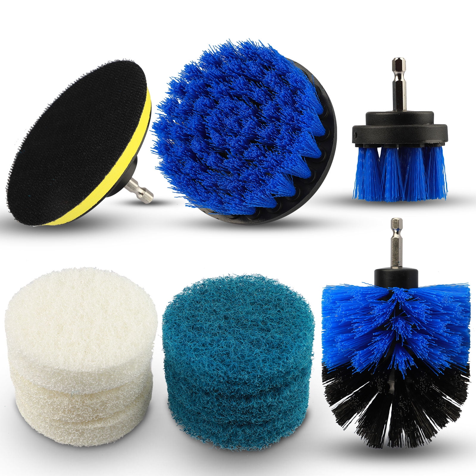 10pcs Drill Brush Car Detailing Kit, TSV 4inch Drill Brush Attachment