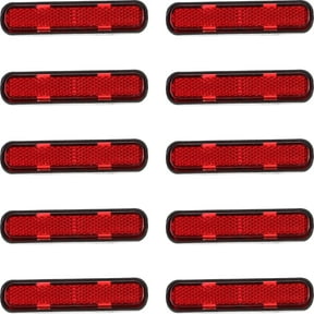10pcs Driveway Reflector Screw On Car Safety Reflector For Bike Truck Motorcycle