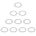 thumbnail image 1 of 10pcs Durable M14 Silver Tone Oil Drain Plug Gasket Replacement for Yamaha DPWM14.223-10, 1 of 5