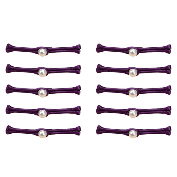10pcs Dusty Chinese Knot Fasteners Pearls Embellished Buttons Sewing Button for Cheongsam Suits and Dance Clothes