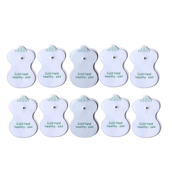 10pcs EMS Electrode Pads Reusable Massage Patch for Tens Electrodes Digital Therapy Machine Massage 3.5mm Plug Body Massager