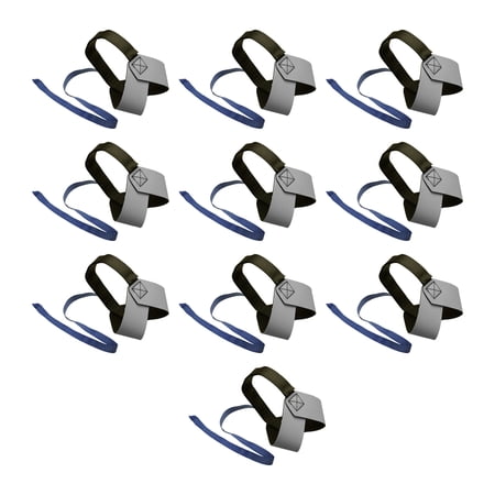 10pcs ESD Anti Static Foot Heel Straps Anti Static Wrist Strap Band Adjustable for Grounding Grey