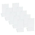 thumbnail image 1 of 10pcs Earring Display Stand, Acrylic Earring Holder Earring Stands Storage Organizer L Rack, Transparent, 1 of 6