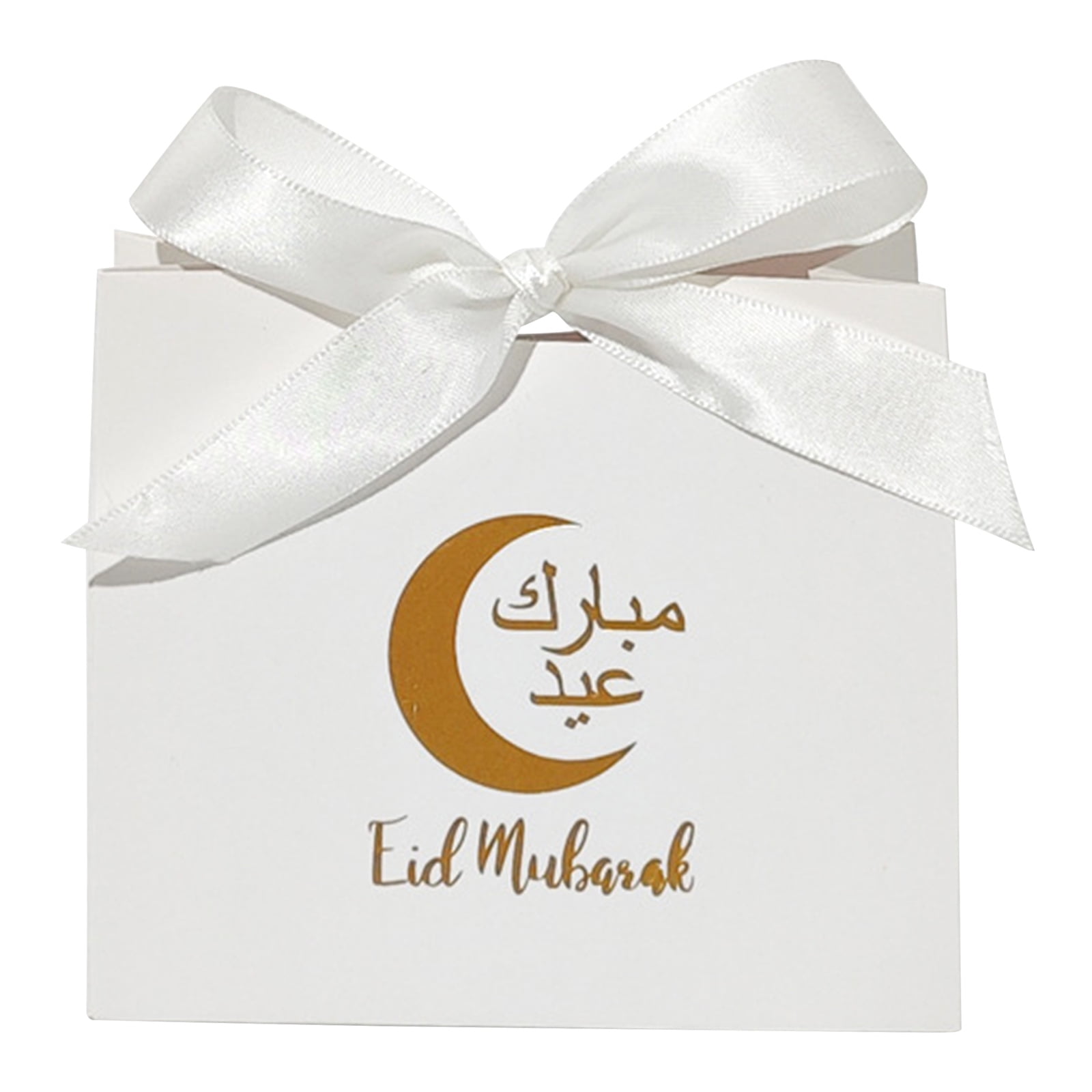 10pcs Eid Candy Box with Ribbon Present Packaging Container for Kid ...