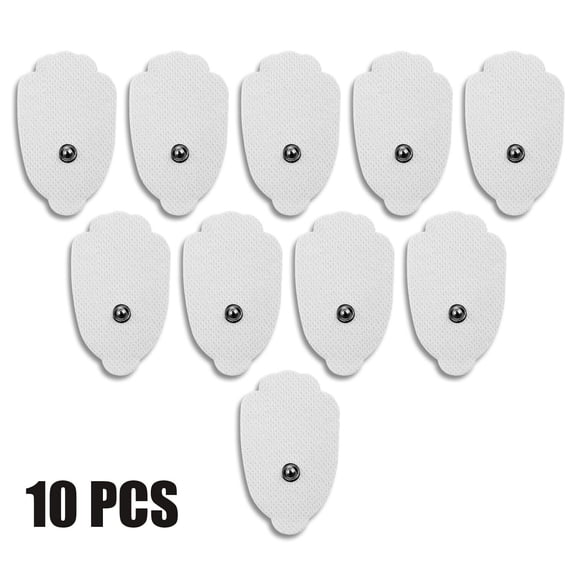 10pcs Electrodes massage patch,Pulse Massager Super Value Replacement Electrode Pads Snap