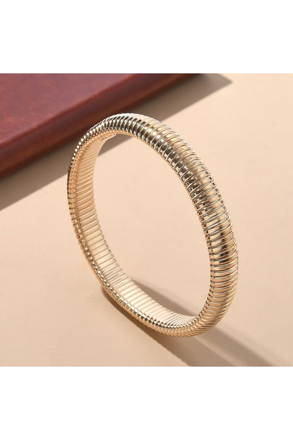 10pcs Electrophoresis Iron Bangles for Women Golden 3/8 inch(1cm) Inner Diameter: 2-5/8 inch(6.55cm)