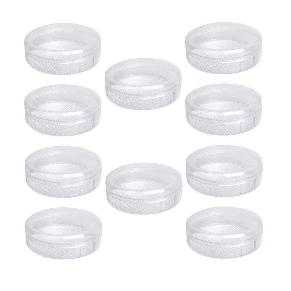 10pcs Empty Powder Puff Cases Makeup Puff Storage Boxes Dry Wet Puff