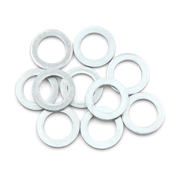 10pcs Universal Engine Oil Crush Washers Drain Plug Gaskets 12mm ID. 19.7mm OD. for Auto Car