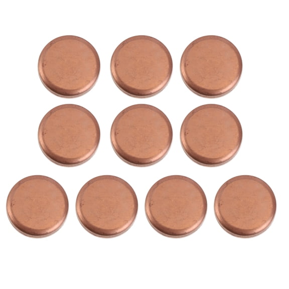 10pcs Welding Copper Blocking Covers Cooling Accessory Gold