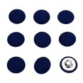 thumbnail image 1 of 10pcs Fabric Buttons, Fabric-related Buttons, Fabric-related Decorative Buttons , Blue, 1 of 5