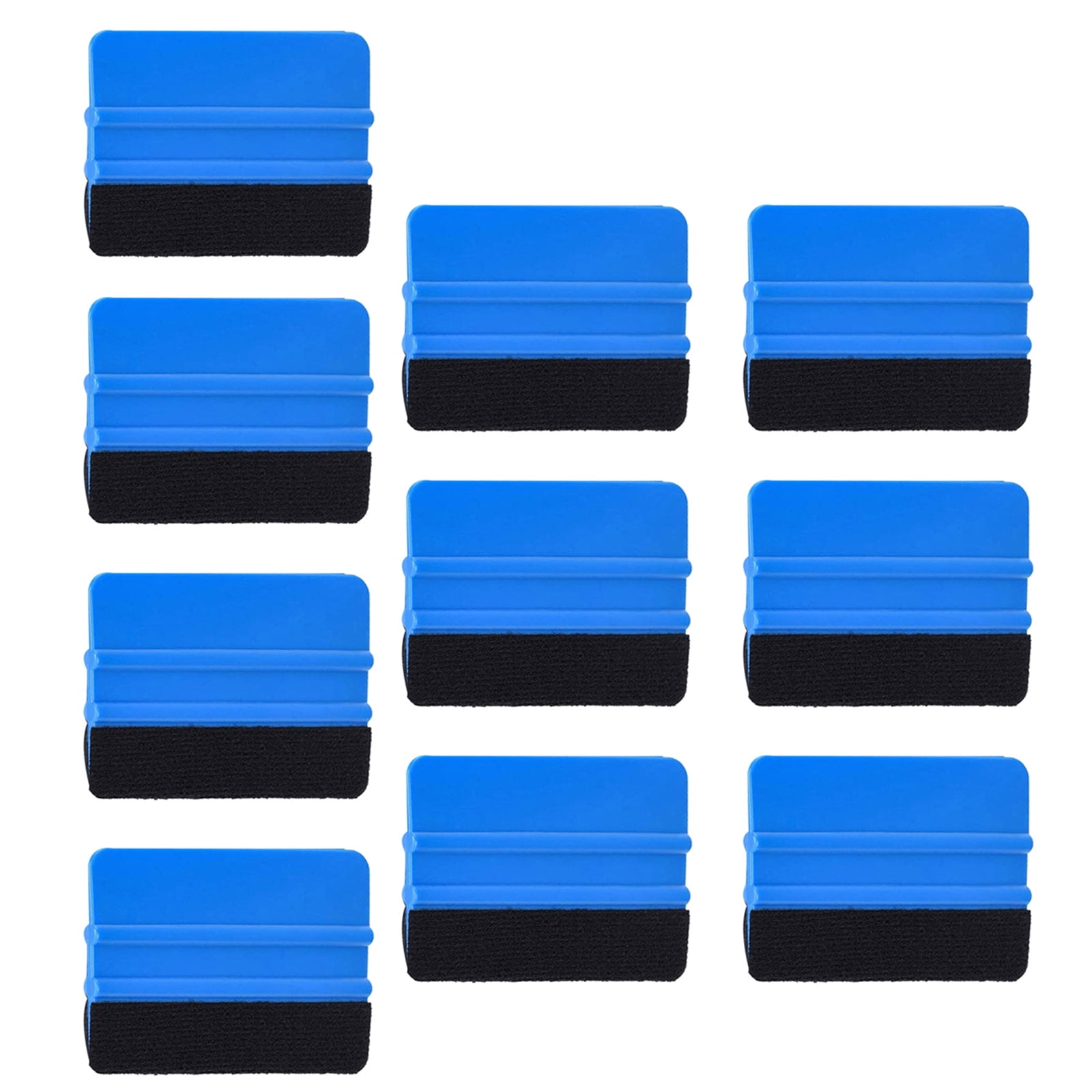 10pcs Fabric Felt Squeegee for Car Wrap Carbon Film Application Tools ...