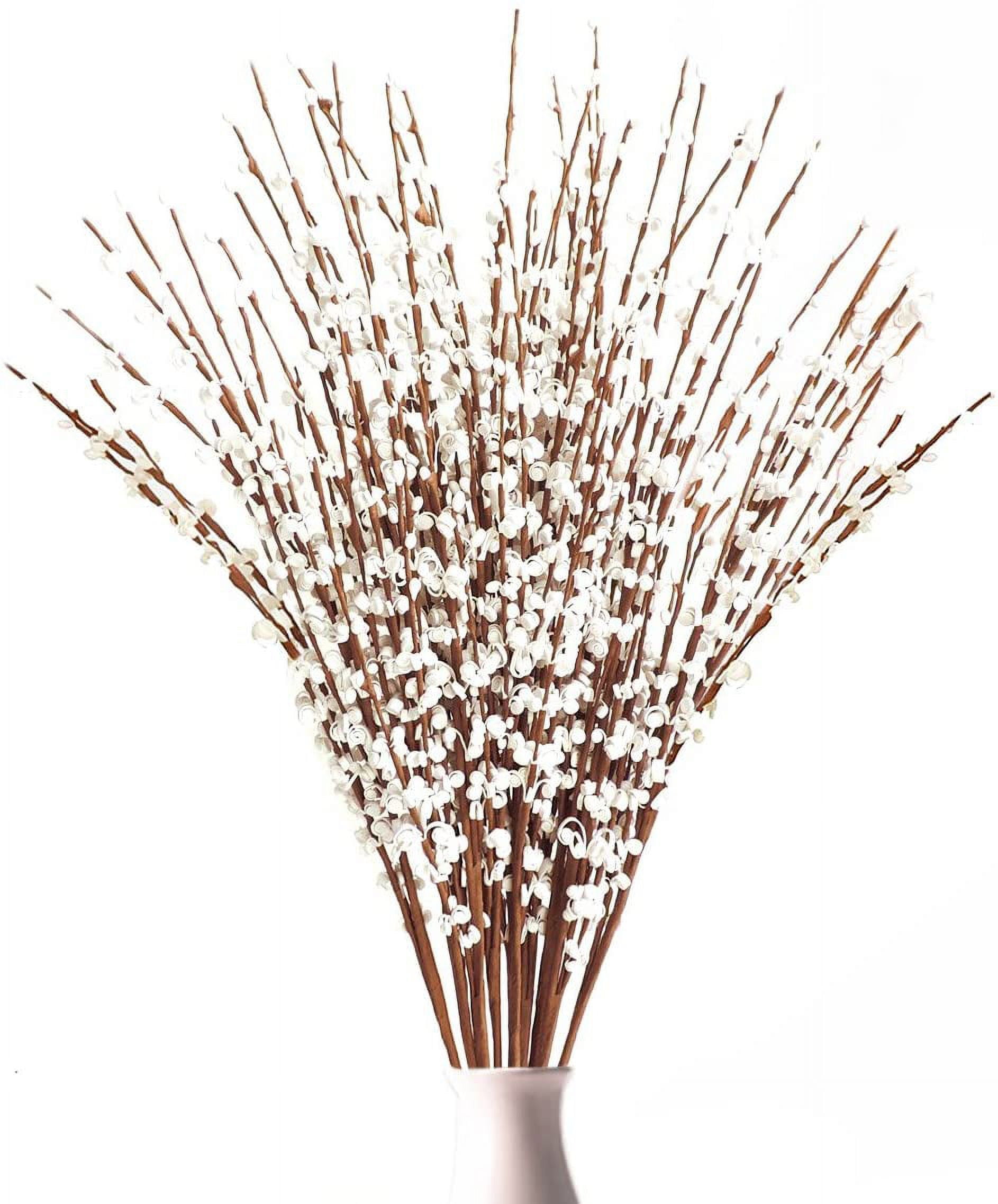 10pcs Faux Jasmine Long Artificial Jasmine Flowers Faux Jasmine Branches Artificial Flowers Fake Flowers Long Stem Artificial Flowers for Tall Vase Home Kitchen Office Wedding DIY Decor, Yellow