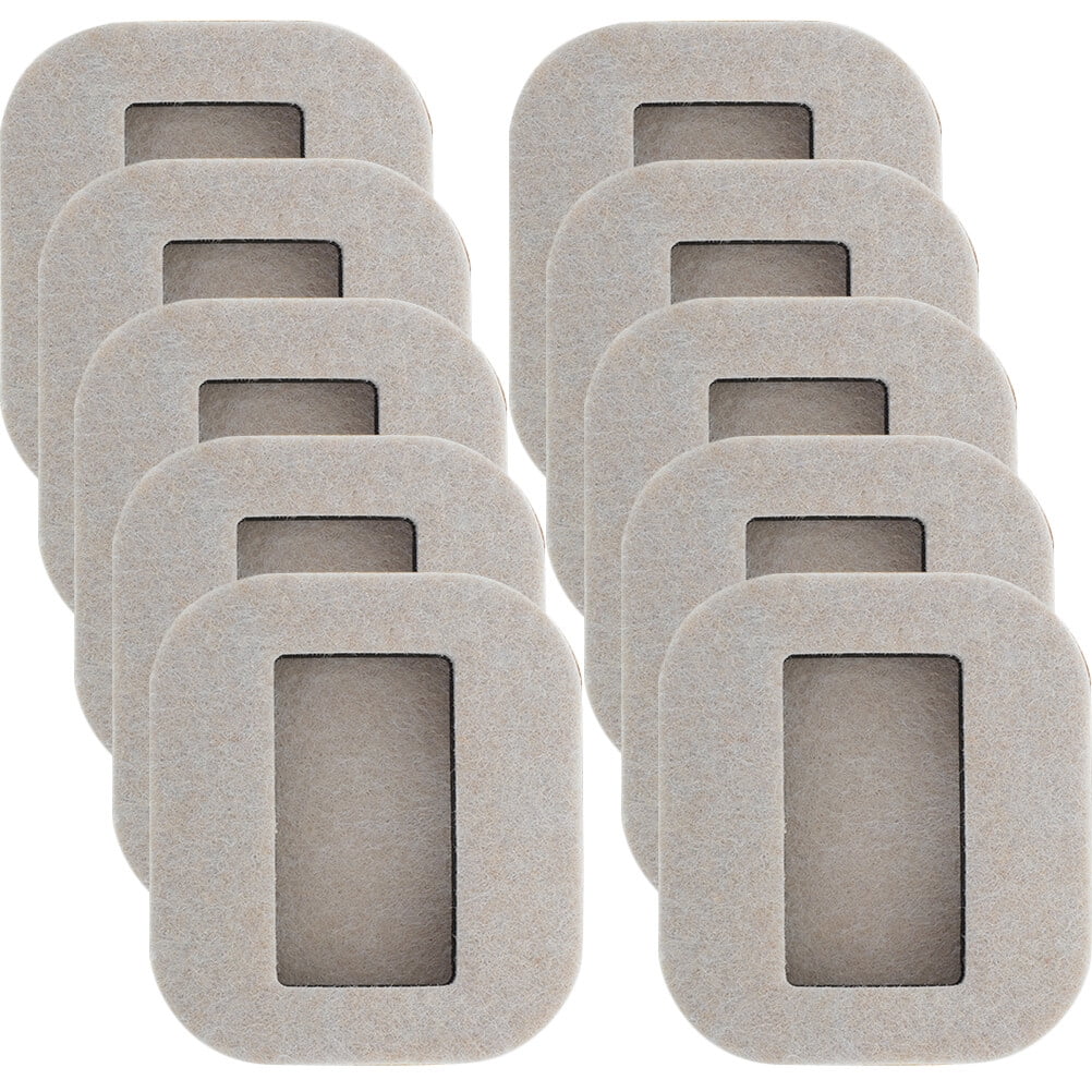 10pcs Felt Caster Cups Furniture Caster Cups Chair Pads for Hardwood Floors